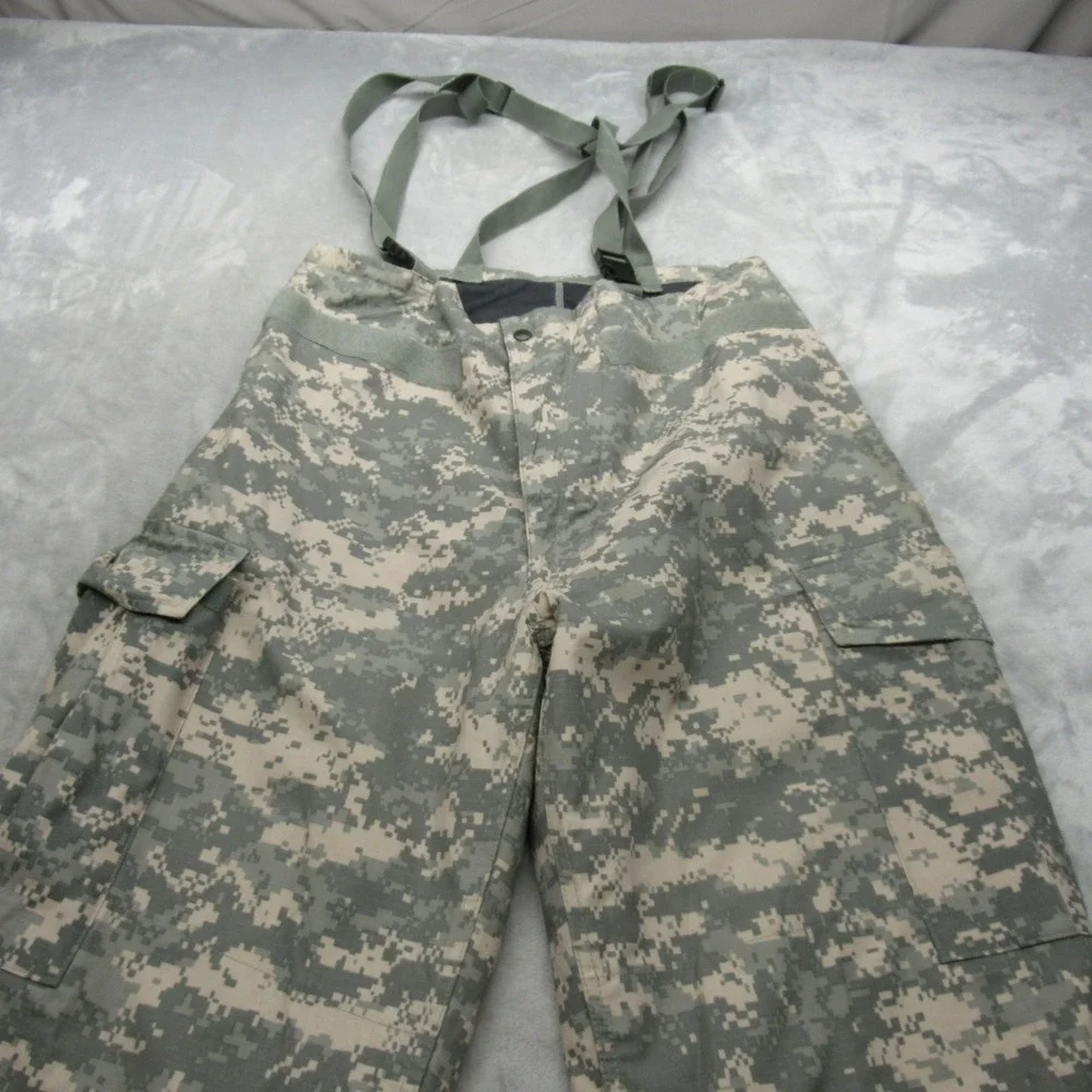 US Military Overgarment‎ Suit Mens L/M Digital Camo Chemical Protective w/Gloves